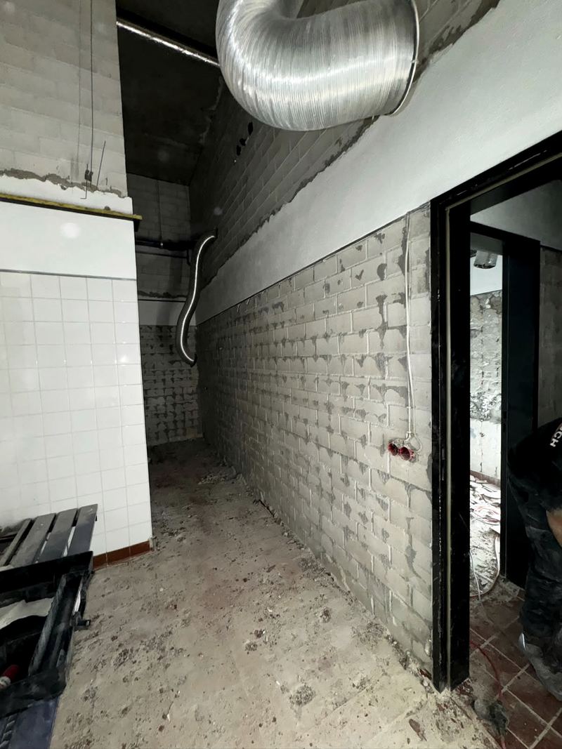 Innenraum im Rückbau